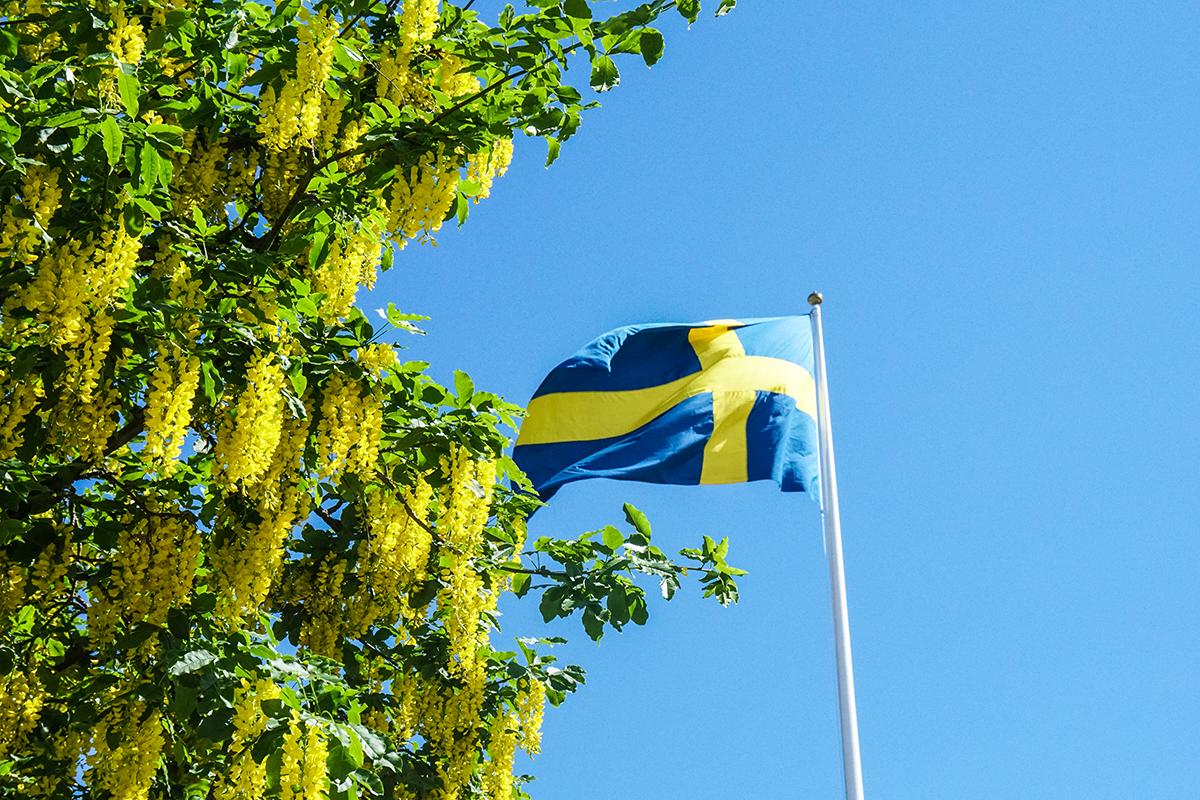 svenska flaggan skolavslutning