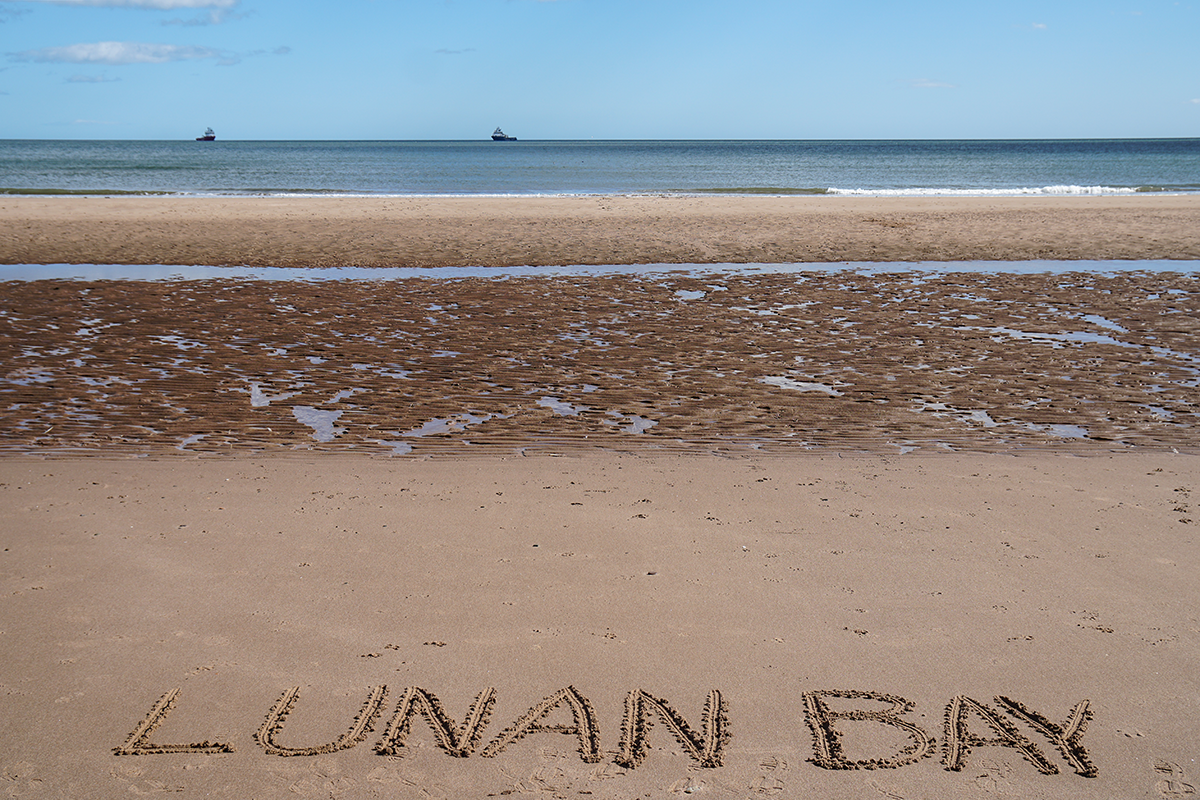 lunan bay beach Scotland