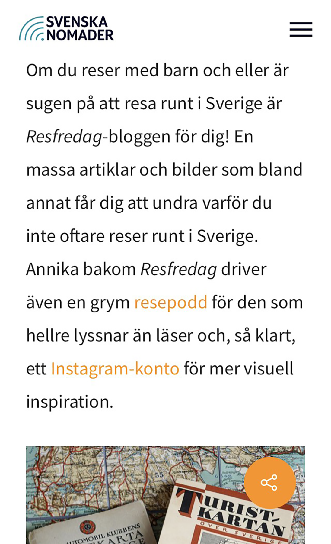 Sveriges bästa reseblogg 2018 Resfredag