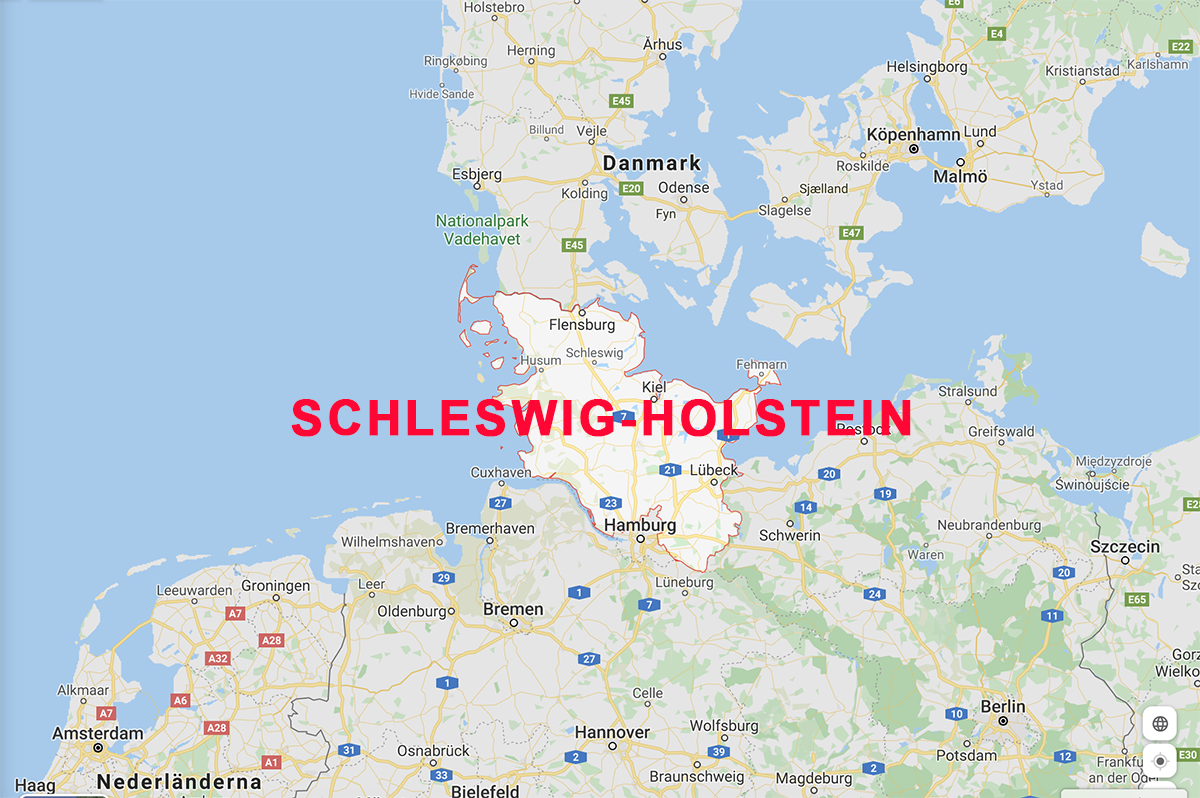 schleswig-holstein karta