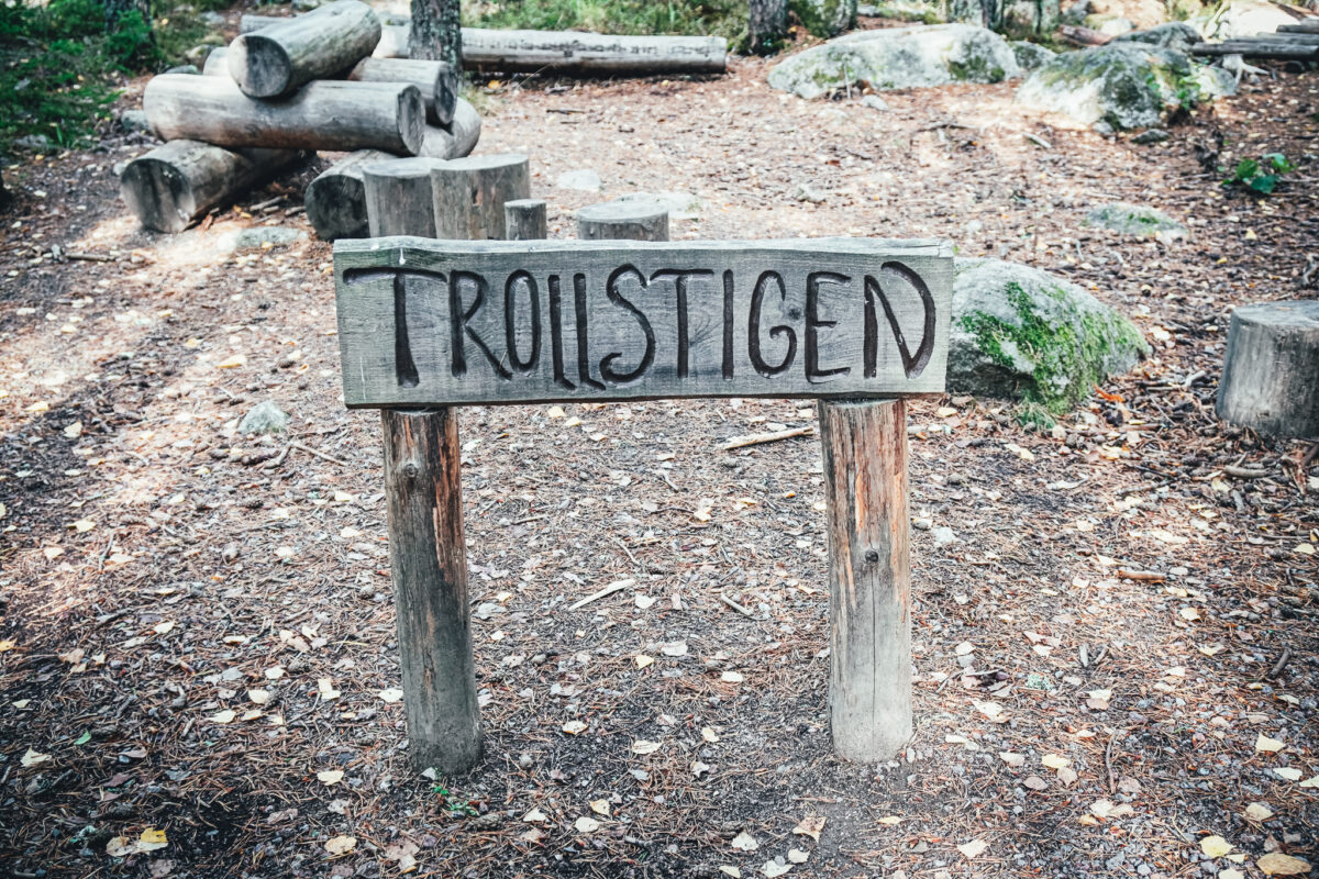 trollegater naturreservat kinda östergötland